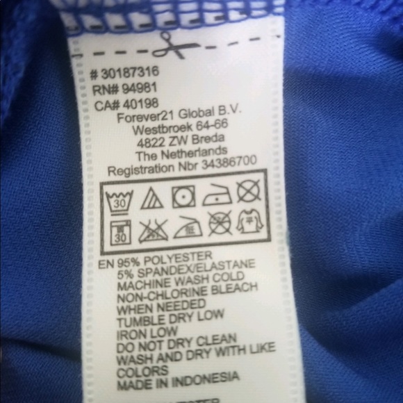 Royal blue dress - Picture 5 of 5